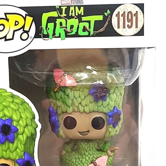 Fancy Groot Funko (Flocked) #1191 Marvel, New in Box - Picture 2 of 4